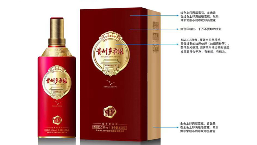 貴州多彩風酒包裝