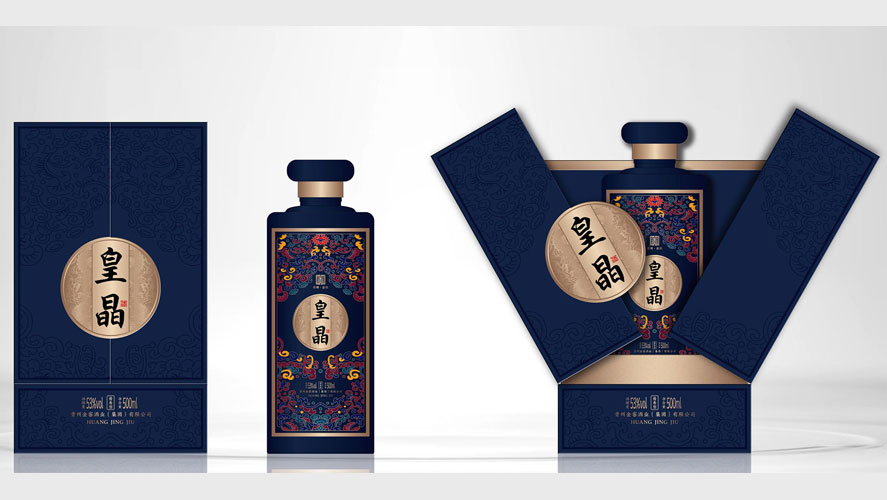 皇晶酒包裝設計